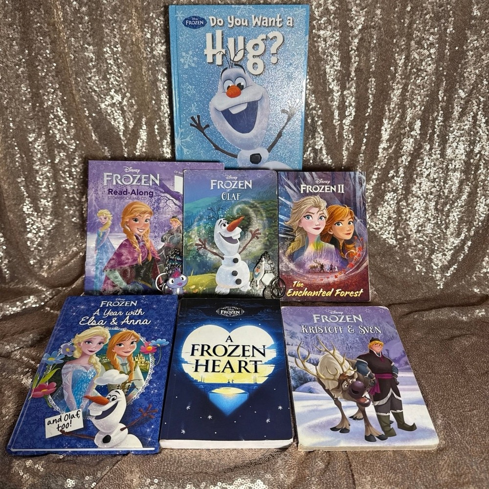 Disney Frozen Book Bundle Lot of 7 | Elsa Anna Olaf Frozen II Storybooks